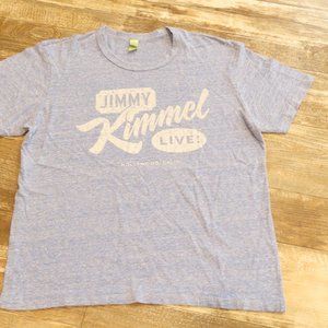 Late Night With Jimmy Kimmel Live Gray T Shirt Medium